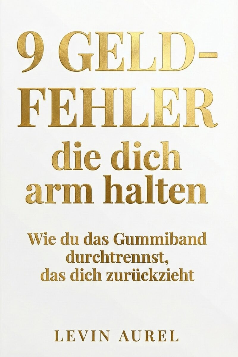 9 Geldfehler, die dich arm halten